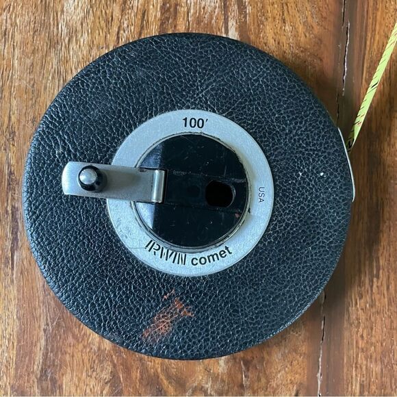 Vintage Irwin Comet 100’ RP 100 Measuring Tape Made in USA - Picture 3 of 10